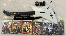 🎸XBOX 360 Guitar Hero X-Plorer Controller cablato con dongle USB, 6x giochi, cinghia🎸