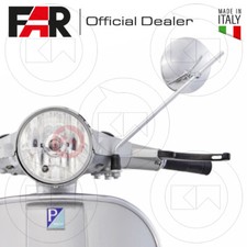 SPECCHIO SPECCHIETTO SINISTRO CROMATO REGOLABILE VESPA PX 125 150 200/ARCOBALENO