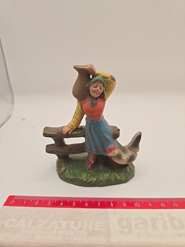 Personaggio presepe vintage - ,