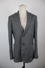 TRU TRUSSARDI GIACCA BLAZER DONNA TG 48 WOMAN VINTAGE JACKET LANA WOOL CASUAL