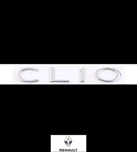 Scritta posteriore clio - scritta, in