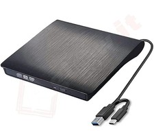 Box per DVD Esterno usb 3.0 0192, Lettore CD Esterno per PC Portatile, Unità Est