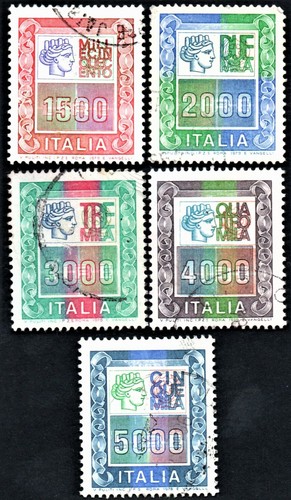 Francobolli italiani 1978 alti - francobolli,