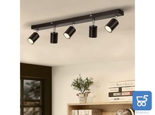 Lampada da Parete e Soffitto con 5 Lampadine GU10 2700K Bianco Caldo 550LM 6W