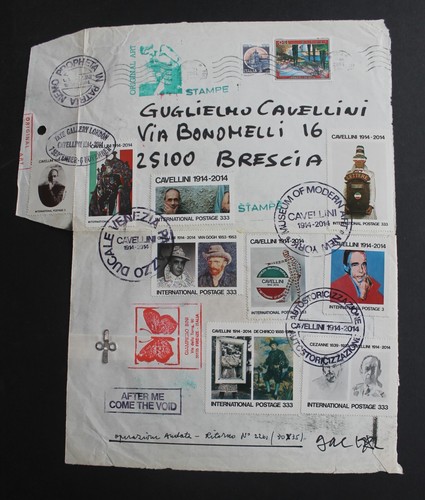 Mail art guglielmo achille - mail, art: