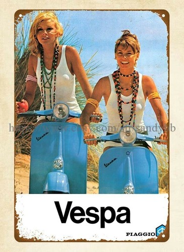 Targa moto vespa ragazze