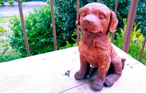 Cane cagnolino statua antico - cane,