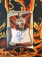 2026 CM PUNK TOPPS CROMO AUTO