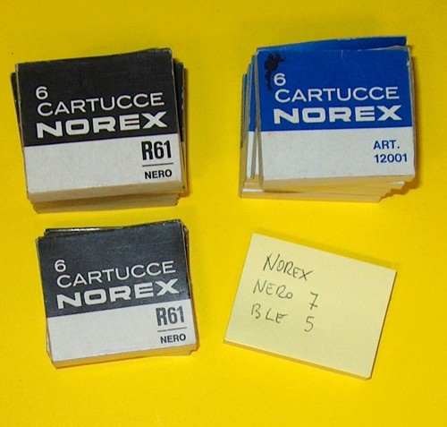Stilografiche cartucce norex - cartucce,