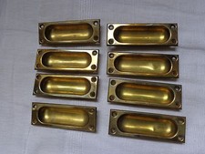 MANIGLIE n.8 - impugnatura concava- cassettiere e settimanali-lamina d'ottone