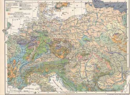 Geologiche mappa europa di - geologiche,