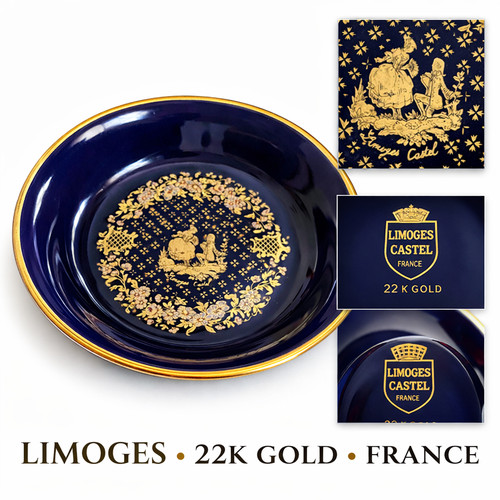 Limoges castel cobalt blue - limoges,