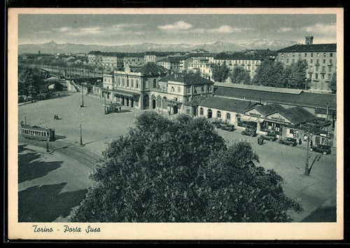 Cartolina torino porta susa - porta,