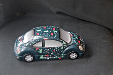 VW New Beetle, coleottero, scatola di latta, scatola di Natale, verde, Volkswagen, scatola regalo