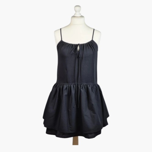 Abito zara nero doppio volant - abito,