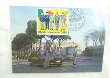 VECCHIA FOTOGRAFIA FOTO VINTAGE GUARDIA DI FINANZA ALFA ROMEO AUTO D'EPOCA ROMA