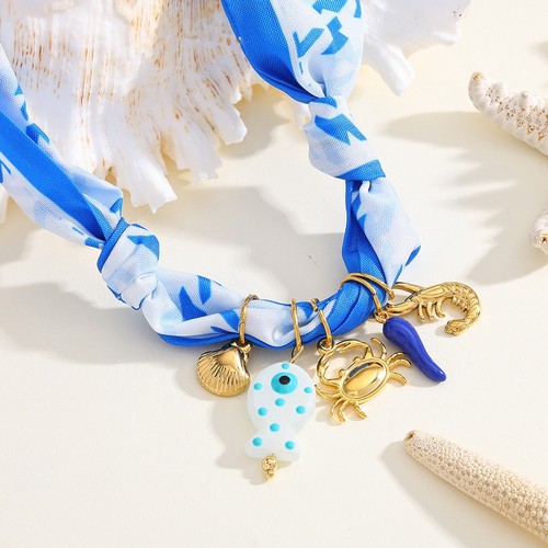Collana girocollo foulard - collana,