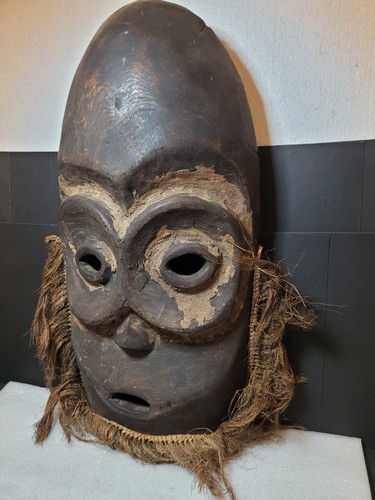 Vintage african tribal mask - tribal,