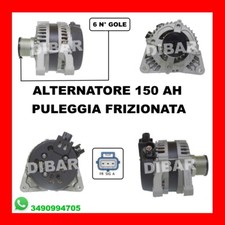 ALTERNATORE TIPO DENSO 150 A 12V FORD FOCUS II C-MAX FIESTA V KUGA 1.6 2.0 TDCi