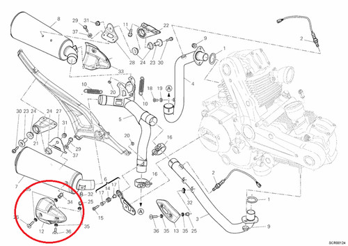 Ducati monster 696 coperchio - 696,