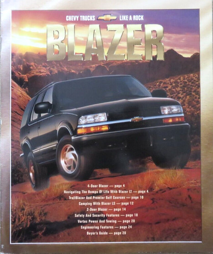 Brochure depliant chevrolet - brochure,