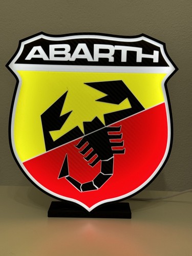 Insegna led abarth - insegna, luminosa