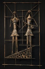 Scultura ferro battuto da