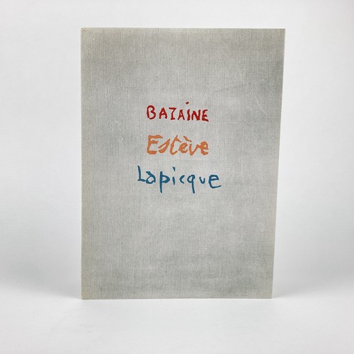 Bazaine estève lapicque - estÈve,,