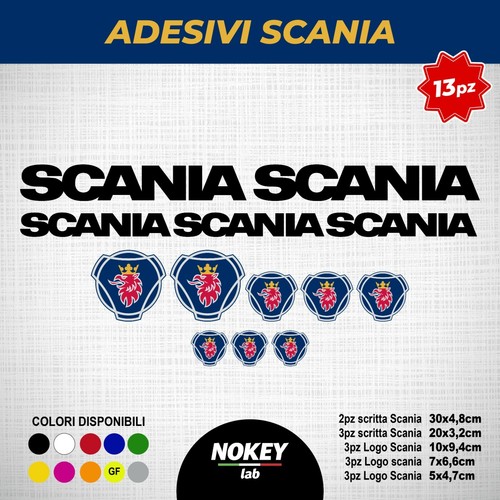 Scania adesivi personalizzati
