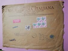 AA195 Castelli 1987 Espresso Editori 5 Valori Bustone Roma Palermo Storia Postal