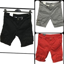 Bermuda uomo cargo cotone