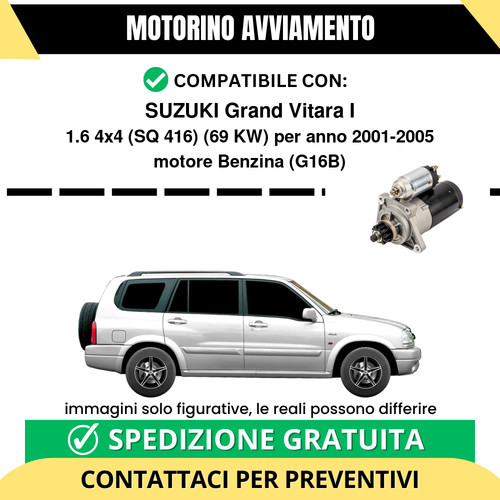 Motorino avviamento suzuki - motorino,