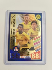 Match Attax 17/18 PES Trio Edizione Limitata Oro Borussia Dortmund 2017/18 #PES2