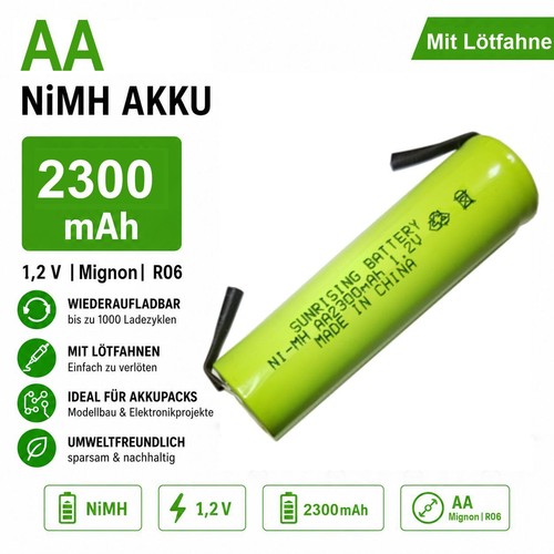 Nimh 2300 mah 2 - 1,2, v