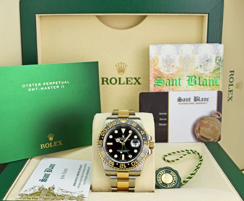 Rolex oro 18kt acciaio gmt - e,
