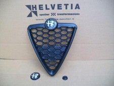 Mascherina Scudo Griglia Alfa Romeo Giulietta 2016 con 3 fregi NERI (chiusa)