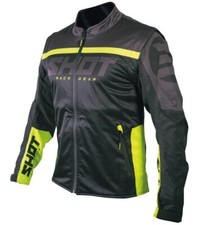 GIACCA JACKET ENDURO SHOT LITE 2.0 SOFTSHELL GIALLO FLUO NERO MANICHE TG XXXL