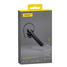 Jabra Talk 45 Auricolare Bluetooth HD Vocale Cancellazione Rumore Vivavoce Nero F/S