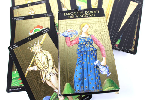 Tarocchi dorati dei visconti - tarocchi,