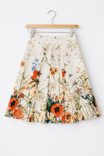 Gonna midi zara - midi, floreale