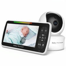 SM650 Baby Camera Wireless con Interfono, Visione Notturna e Monitor