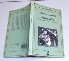 Edwin Abbott FLATLANDIA Racconto fantastico - Gli Adelphi 1993