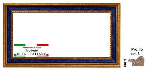 Cornice legno oro gola - in,