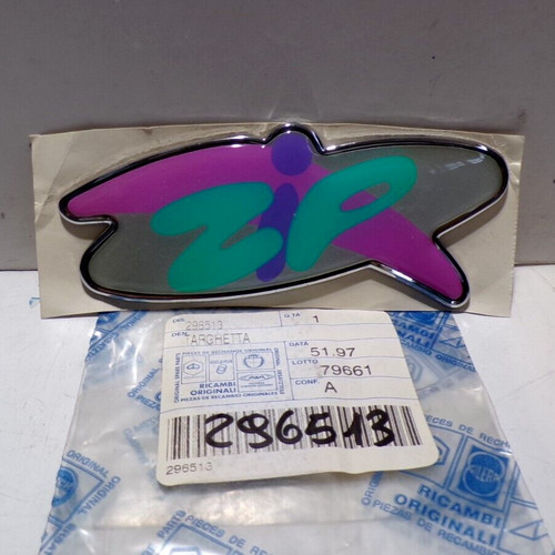 Targhetta zip destra per - targhetta, "zip"