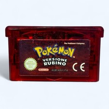 POKEMON RUBINO GIOCO GAME BOY ADVANCE GBA ORIGINALE ITA SOLO CARTUCCIA