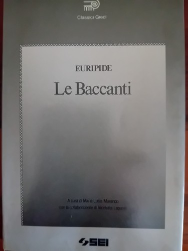 Baccanti euripide - euripide,