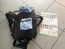 Mei Tai Marsupio +Tasca E Cappuccio Staccabile Baby Spedizione Con Corriere