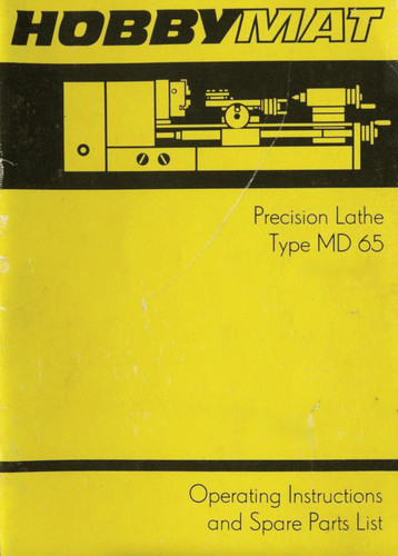 Hobbymat md65 lathe - hobbymat,