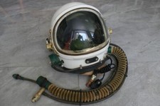 High Altitude MiG Fighter Pilot Sealed Helmet,Pull down black sun visro  £650