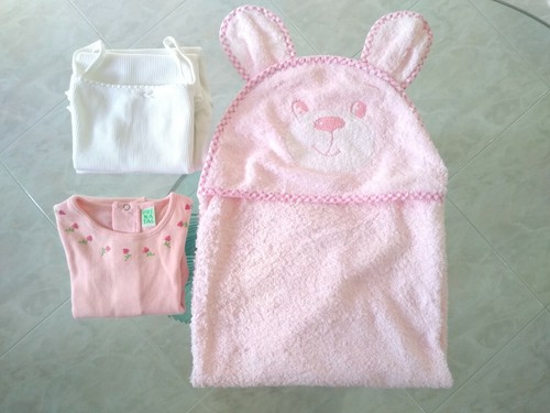 Intimo neonato bimba body rosa